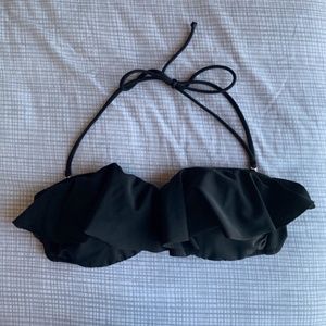 Victoria’s Secret Black Bandeau Bikini Top